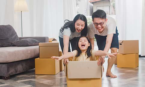 house turnover and moving in